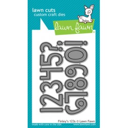 Lawn Fawn FINLEY'S 123s die set 